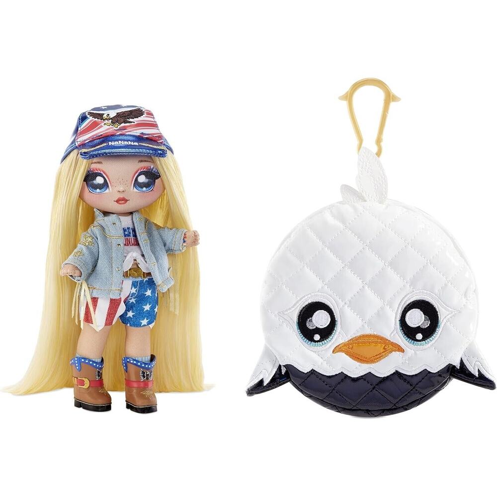 Na Na Na Surprise Erika Featherton Glam Series 2 Patriotic 7.5" Fashion Doll